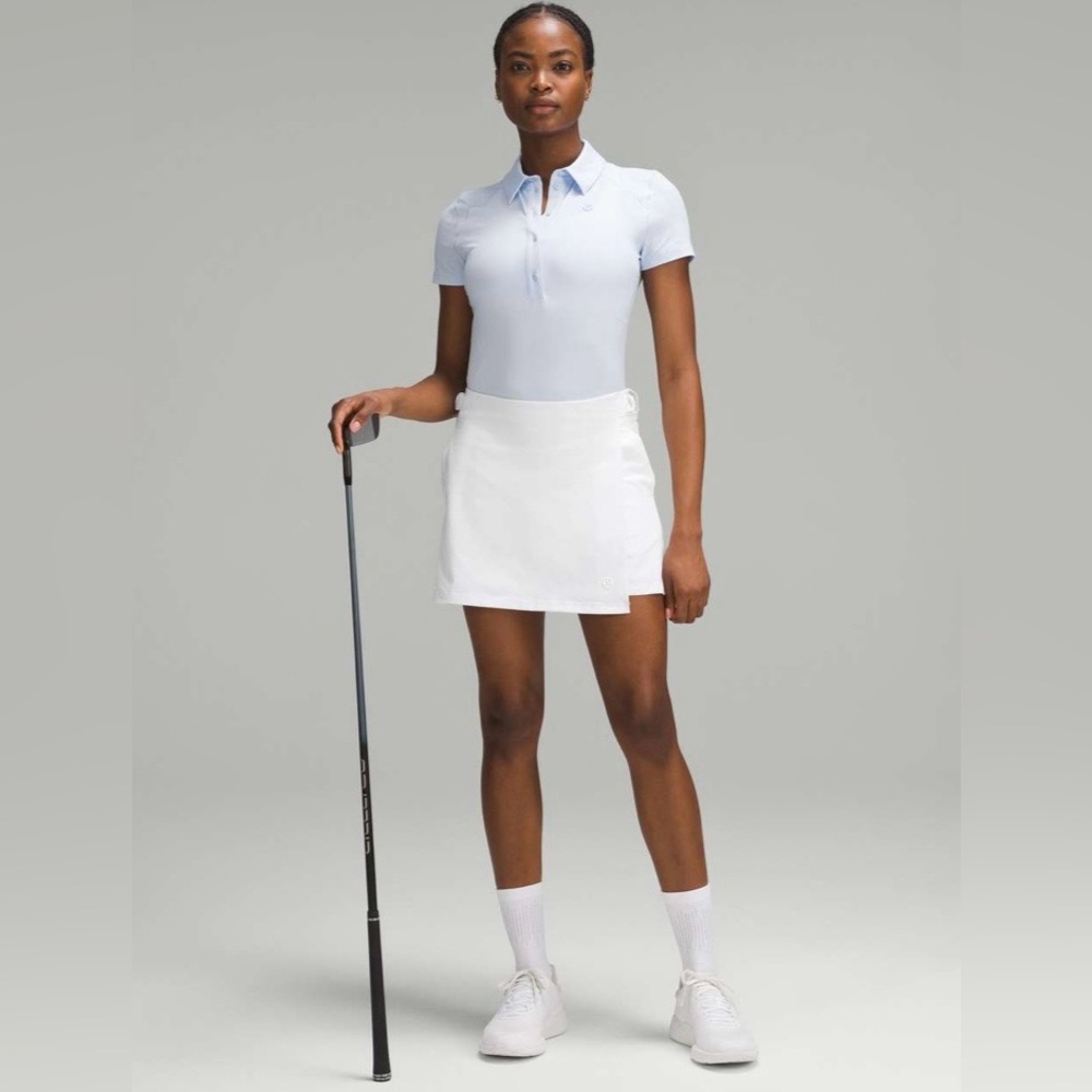 New - Lululemon White Wrap Golf Skort / Skirt 8